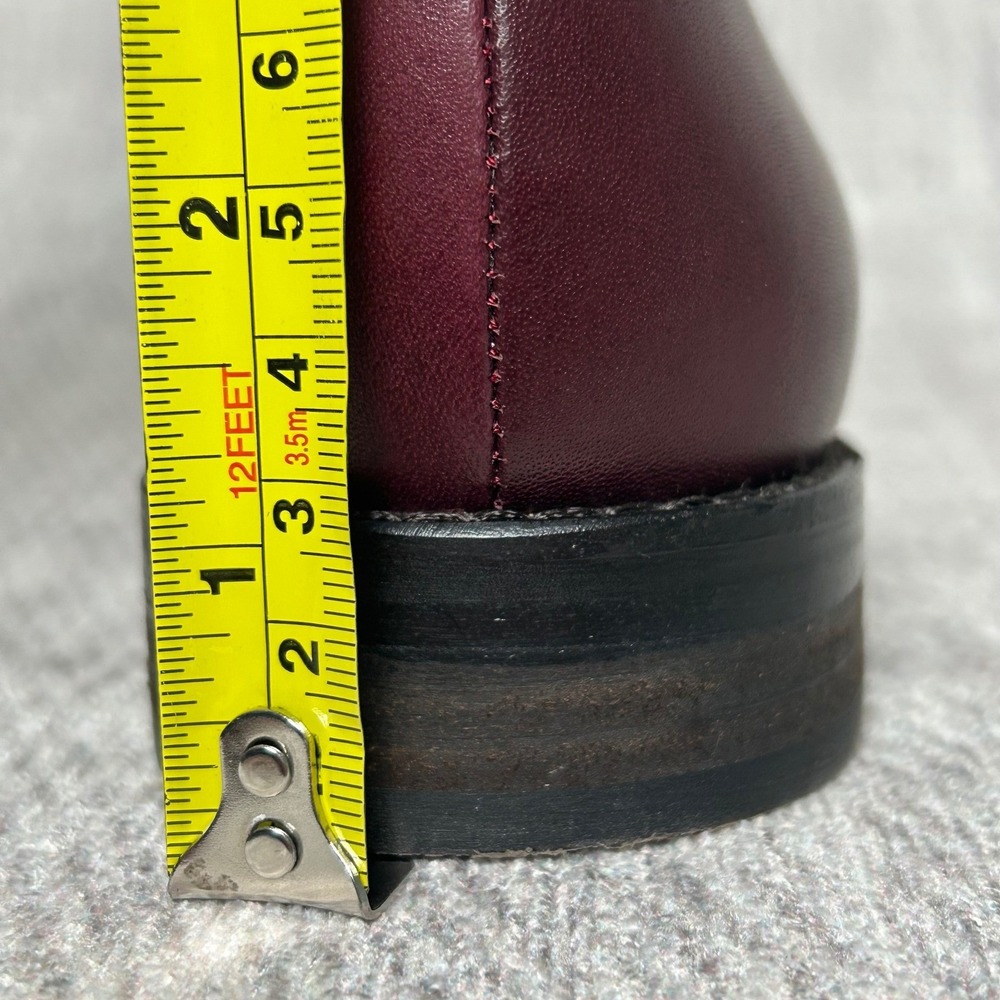 Eileen Fisher Milo‎ Leather Oxfords Maroon Burgundy Dress Shoes Classic Womens 7 - Picture 6 of 8